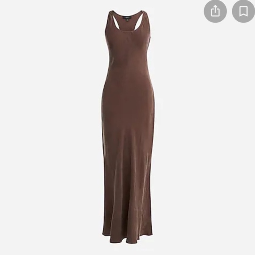 J. Crew Alicia Cupro-Blend Racerback Slip Dress